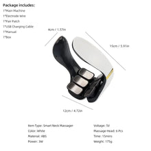 Load image into Gallery viewer, 6 Heads Smart Neck Massage Instrument Shoulder Neck Massage Cervical Vertebra Health Care Vibrator Heating Relieve Muscle Gift
