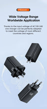 Load image into Gallery viewer, Toocki 67W GaN Charger Quick Charge 4.0 PD3.0 Fast Charging Type C Charger for Macook iPhone 14 13 12 Pro Max Samsung S23 Xiaomi
