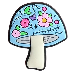 Cute Mushroom Shoe Charms Pin for Crocs Accessories Charms Clogs Bubble Slides Shoe DIY Shoe Decoration Kids Party Gifts