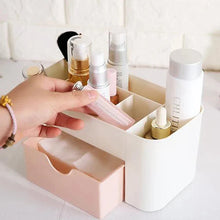 Load image into Gallery viewer, Multifunctional Nail &amp; Cotton Swab Storage Box – Cosmetic Organizer
