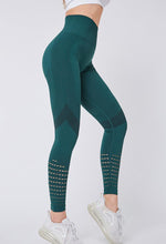 Load image into Gallery viewer, Women Mesh Leggings High Waist Seamless Fitness Leggings Fashion Female Gym Workout Leggings Seamless Gym Running Stylish Tight Athletic Leggings Soft Active Legging For Women
