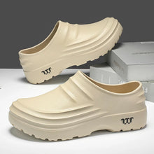Load image into Gallery viewer, Summer Chef Shoes Anti Slip and Oil Proof Work Shoes Lazy Slippers Casual Trendy Slipper One Step Fashion Garden Shoes For Beach
