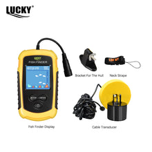 Load image into Gallery viewer, FFC1108-1 Alarm 100M Portable Sonar Fish Finders 45 degrees Sonar Coverage Echo Sounder Alarm Transducer Lake Sea Fishing
