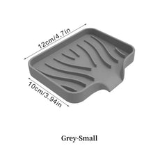 Load image into Gallery viewer, Silicone Drain Soap Dish - Anti-Slip Sink Tray for Kitchen &amp; Bathroom
