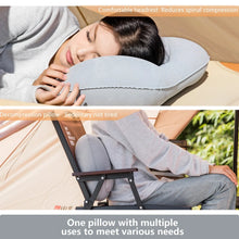Load image into Gallery viewer, Ultralight Camping Inflatable Pillow – Portable Air Travel Pillow for Neck &amp; Lumbar Support
