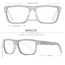 Load image into Gallery viewer, BARCUR Sports Polarized Sunglasses for Men Lightweight TR90 Square Fishing &amp; Travel Eyewear UV400 Protection Men Accessory
