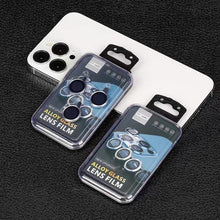 Load image into Gallery viewer, HD Camera Lens Protector 9H Hardness Anti-Scratch Camera Protector For iPhone 13 14 12 Pro Max Titanium Alloy Camera Protector for iPhone 12 13 Mini Camera Protector Lens Protection Glass Suit
