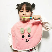 Load image into Gallery viewer, Baby Bibs for Children Washing Face Towel Soft Salive Towel Boys Girls Learning Brushing Teeth Towel for 3-8 Years Kids
