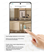 Load image into Gallery viewer, XIAOMI Smart Camera C300 Dual Camera Version，360° 3MP WiFi 6，Home Security Baby Monitor，Pet Camera，Chinese Version With Adapter
