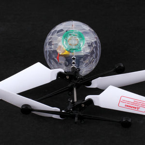 Colorful Mini Shinning LED Drone Light Crystal Ball Induction Quadcopter Aircraft Drone Flying Ball Helicopter Kids Toys