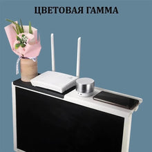 Load image into Gallery viewer, Adjustable Screen Storage Rack - No-Drill Shelf for TV &amp; Computer Monitors
