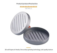 Load image into Gallery viewer, Burger Press Non-Stick Hamburger Patty Maker with Wax Paper Aluminum Burger Maker for Kitchen BBQ Grill
