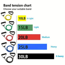 Load image into Gallery viewer, Resistance Bands with Handles – Full Body Workout Bands Set
