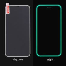 Load image into Gallery viewer, 2Pcs Luminous Protective Glass For iPhone 14 13 12 11 Pro Max X XR XS Screen Protector For 7 8 6 Plus SE3 Glowing Tempered Glass  Luminous Glowing Tempered Glass Screen Protector for iPhone
