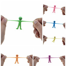 Load image into Gallery viewer, 10Pcs Novelty Stretchy Stretch Toy Cute Colorful Yellow Stress Relief Stretchy Fidget Gifts TPR Soft Plastic Creative Doll Toy
