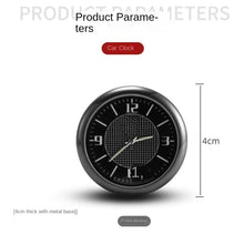 Load image into Gallery viewer, Car Clock Luminous Mini Automobiles Internal Stick-On Digital Watch Mechanics Quartz Clocks Auto Ornament 40mm 43mm

