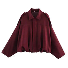 Load image into Gallery viewer, Autumn Jackets Women's 2025 New Fashion Autumn Elegant Loose Long Sleeve Women's Warm Coats Chic Street Youth Casual Jackets

