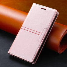 Load image into Gallery viewer, Iphone Wallet Skin Friendly Magnetic Flip With Card Slot Leather Case For iPhone 14 Pro Max 13 12 11 Modern Purple Genuine Leather Detachable Magnetic Flip Cover with Card Holders
