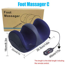 Load image into Gallery viewer, Extra Big Electric Foot Massager – Shiatsu Hot Compress &amp; Leg Roller
