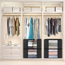 Load image into Gallery viewer, Large Capacity Foldable Clothes Storage Bag – Blanket &amp; Closet Organizer

