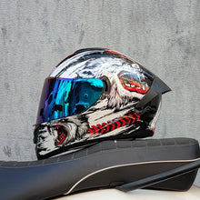 Load image into Gallery viewer, Full Face Racing Helmets Winter Warm Double Visor Motorcycle Helmet Motorbike Sports helmet LVS-701
