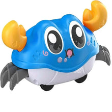 Load image into Gallery viewer, Interactive Crawling Crab Toy - Double Return Force &amp; Bubble Simulation | Fun Baby Sensory Toy for Toddlers
