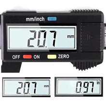 Load image into Gallery viewer, 150mm Digital Caliper – Carbon Fiber Vernier Gauge with LCD Display
