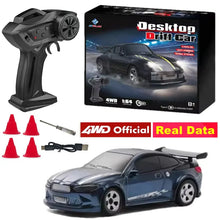 Load image into Gallery viewer, 4WD RC Drift Racing Car - 1/43 Mini High-Speed Electric Car with Gyroscope, Realistic Lights, Remote Control Toy for Kids &amp; Adults
