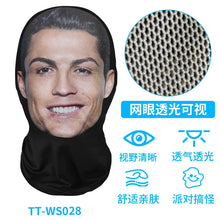Load image into Gallery viewer, New 3D Printed Funny Mask Elastic Mesh Disguise Full Face Mask for Men Women Cosplay Headwear Hip Hop Fashion Hood Hat Headgear
