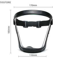 Load image into Gallery viewer, Work Protection Mask Transparent Facial Protector Face FaceMask Protective Outdoor Heating Home Kitchen Tools Full Face Mask
