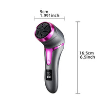 Load image into Gallery viewer, USB rechargeable professional foot care kit with LCD display, 2-speed, multiple heads for removing dead skin
