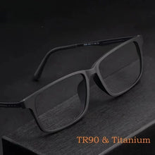 Load image into Gallery viewer, Super Light Rubber Titanium Glasses – Square Prescription Frame Unisex
