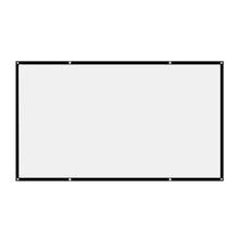 Load image into Gallery viewer, 16:9 Portable Projector Screen Simple Projector Curtain 72/84/100/120/150 inch HD Display Screen Home Cinema Theater Movie Home

