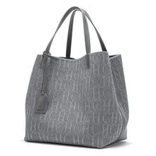 Load image into Gallery viewer, CHCH Tote Bag New Large Capacity Black Simple Knitted Shopping Bag 27*20*28cm
