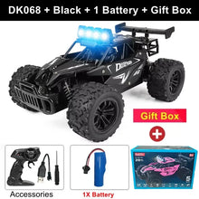 Load image into Gallery viewer, 1:16 RC Drift Racing Car - High-Speed Off-Road Alloy Truck with LED Lights, 20KM/H, 2.4G Radio Control for Kids &amp; Adults
