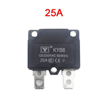 Load image into Gallery viewer, DIY 7A 10A 15A Automatic Reset Relay Fuse Therma Switch Circuit Breaker Current Overload Protector Kids Electric Car Accessories
