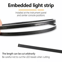 Load image into Gallery viewer, Universal 18-in-1 RGB Car Ambient Light – Interior Neon Strip Kit
