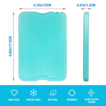Load image into Gallery viewer, Slim Reusable Ice Packs for Lunch Box – Long-Lasting Freezer Cool Packs for Lunch Bags &amp; Coolers (Set of 4)
