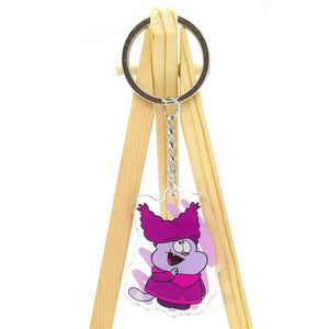 Chowder Men's and women's key chain accessories lovely bag pendant key ring acrylic cartoon friend gift