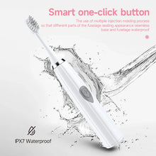 Load image into Gallery viewer, Electric Toothbrush for Adults Soft DuPont Bristle Portable Battery Endurance IPX6 Waterproof Intelligent Effective Oral Care

