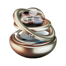 Load image into Gallery viewer, Solar Power Car Perfume – Rotating Aromatherapy Air Freshener &amp; Car Decor
