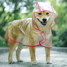 Load image into Gallery viewer, Transparent Dog Raincoat – Waterproof Hooded Pet Rainwear Jacket for Small Dogs
