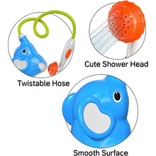 Load image into Gallery viewer, Elephant Baby Bath Shower Head Toys for Kids Bath Toys for Infants Kids Swimming Pool Toys Bathtub Toys Toddlers Newborn Infants
