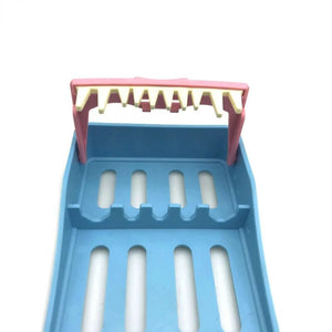 1Pc High Quality Dental Sterilization Box with 5 Holders Tips handles Instrument Autoclavable Dentistry Tools