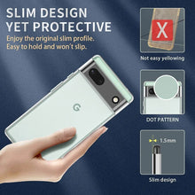 Load image into Gallery viewer, For Google Pixel 8 8A Pixel 8 Pro Slim Soft TPU Silicone Cover Phone Cases for Google Pixel 6A Google Pixel 7 7A 4 XL 5 4A 4G 5G
