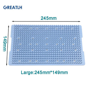 Medical Disinfection Mat Silicone Mats for Sterilization Tray Case Box Sterilization Mat Surgery Instrument 1pcs