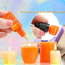 Load image into Gallery viewer, Candle Dyes Kit – Liquid Colorant Pigment Set for DIY Candle &amp; Soap Making | Vibrant Wax Dye for Soy, Beeswax &amp; Gel Candles
