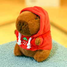 Load image into Gallery viewer, Cute Capybara Plush Toy Hoodie – Small Winged Stuffed Doll for Kids
