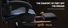 Load image into Gallery viewer, JHK Ergonomic Racing Gaming Chair Adjustable Swivel PU Leather with Headrest and Lumbar Support For Office Computer Living Room
