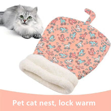 Load image into Gallery viewer, Autumn Winter Cat Kennel – Closed Cozy Sleeping Bag for Cats
